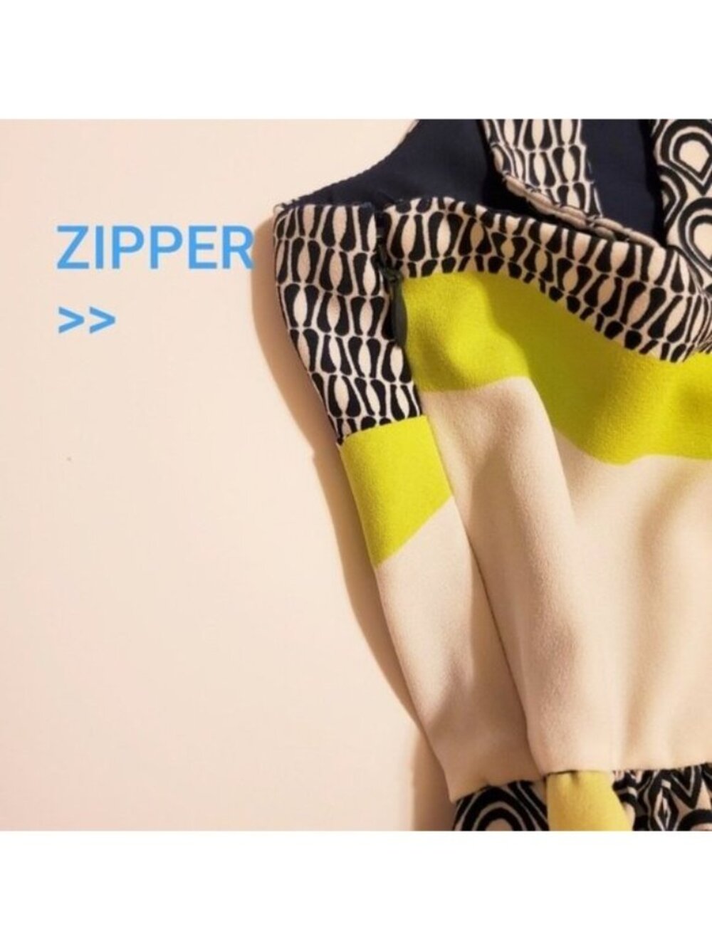 Babydoll Tank Mix Print Panels Boho Flare Halter Funky Strap Back - Picture 10 of 10